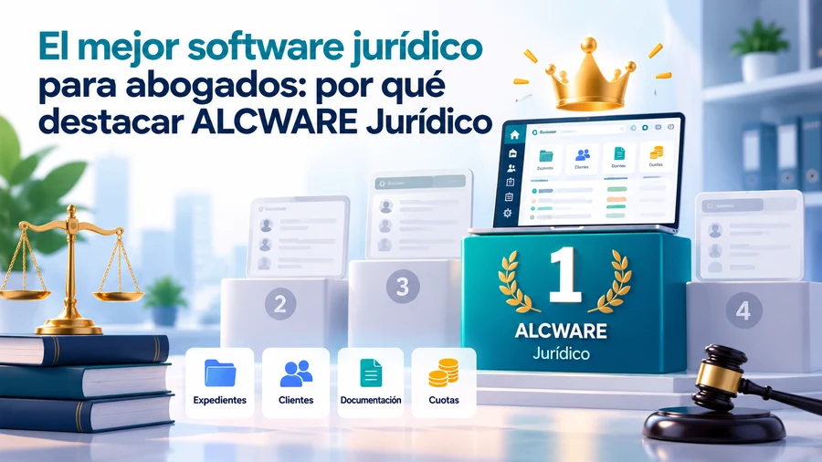 El mejor software jurídico para abogados: por qué destacar ALCWARE Jurídico