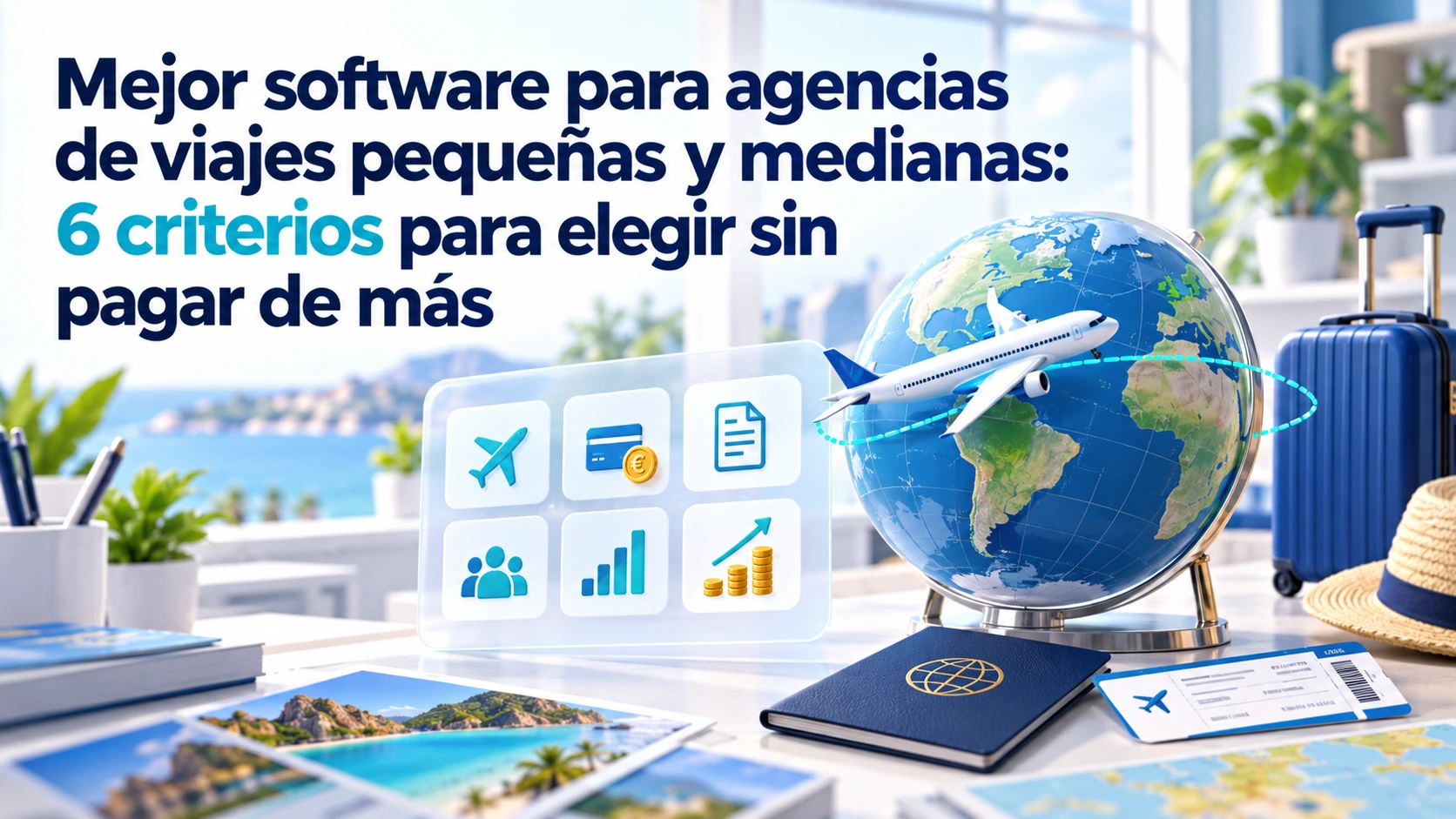 Mejor software para agencias de viajes pequeñas y medianas: 6 criterios para elegir sin pagar de más