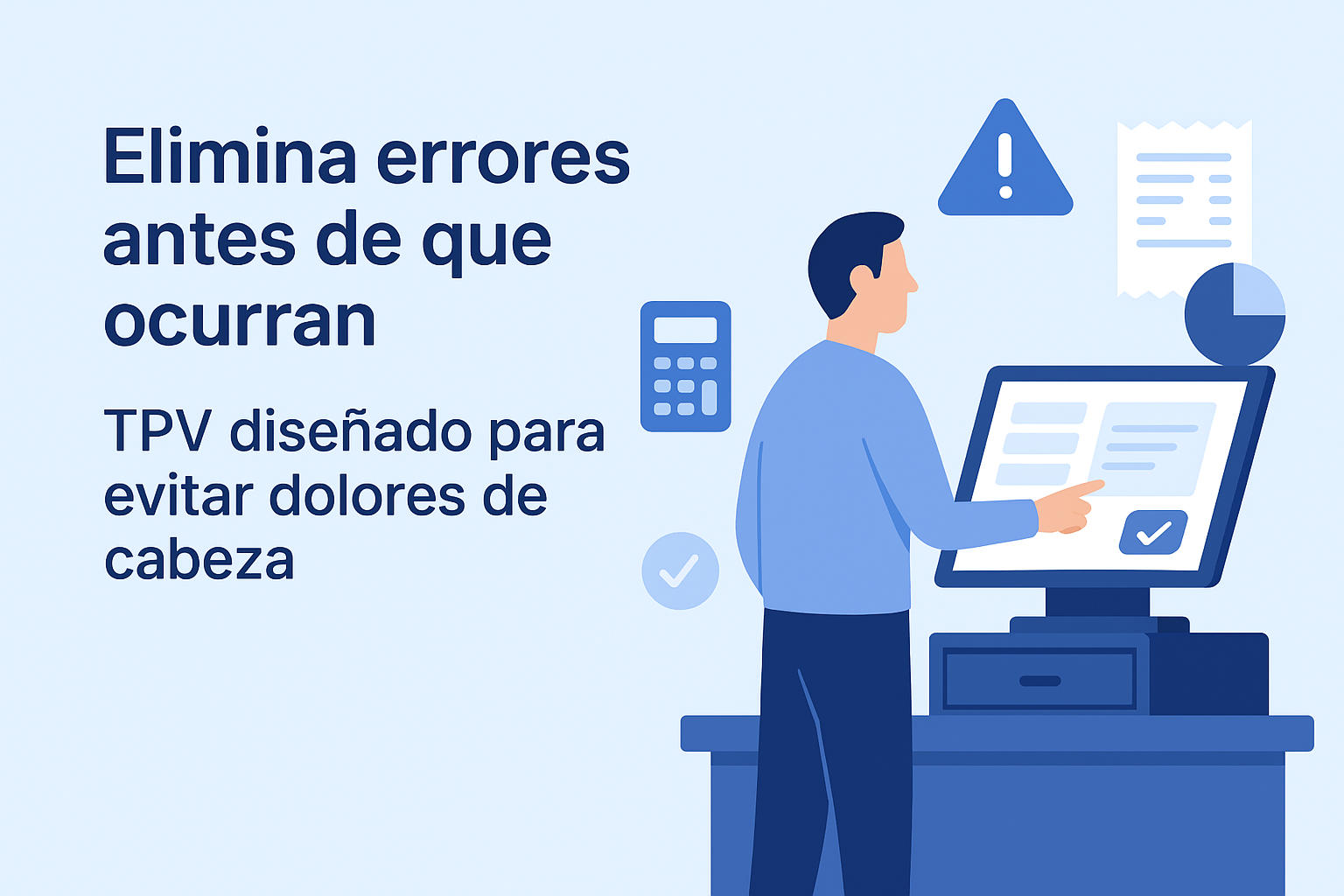 Elimina errores antes de que ocurran: TPV diseñado para evitar dolores de cabeza