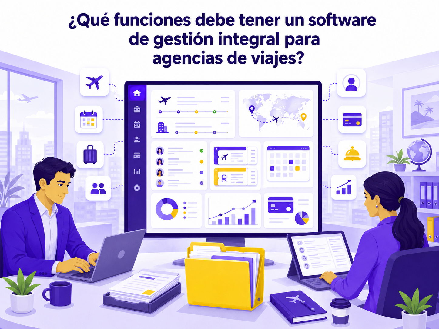 ¿Qué funciones debe tener un software de gestión integral para agencias de viajes?