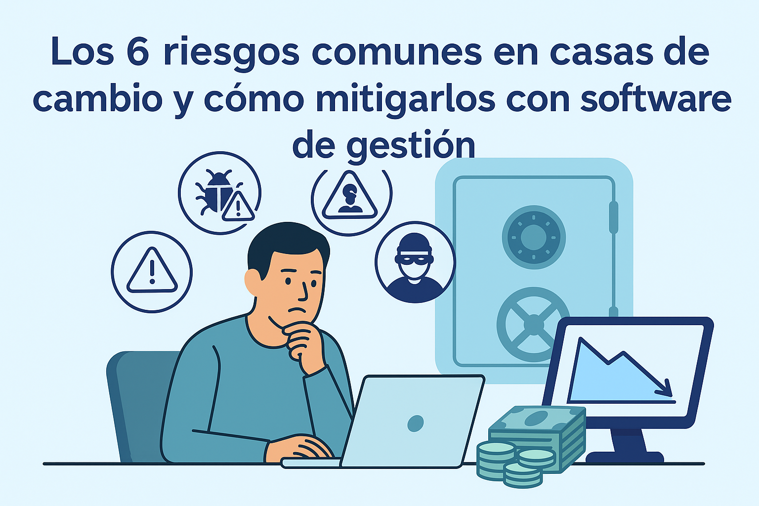 6 riesgos comunes en casas de cambio y cómo mitigarlos con software de gestión