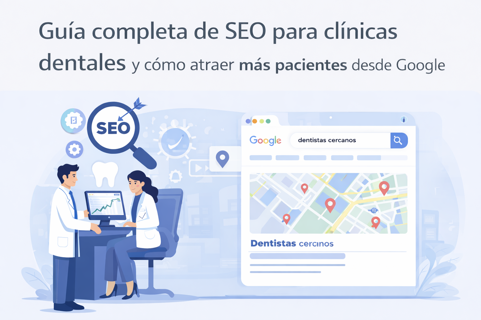 Guía completa de SEO para clínicas dentales y cómo atraer más pacientes desde Google
