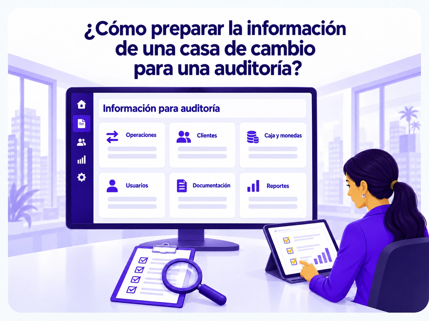 ¿Cómo preparar la información de una casa de cambio para una auditoría?